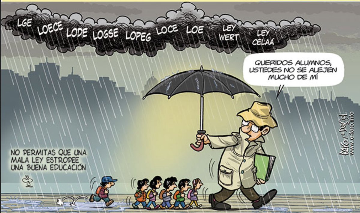 Los bomberos evitan fuegos de los pirómanos y los maestros evitan incendios de los legisladores
#Educacion #LOMLOE  #Inciodecurso