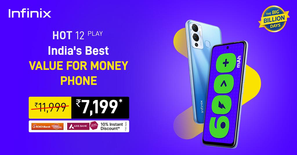 gadgetworld360's tweet photo. Checkout amazing offer by @InfinixIndia for @Flipkart Big billion days sale. https://t.co/2lfgXHfvsK