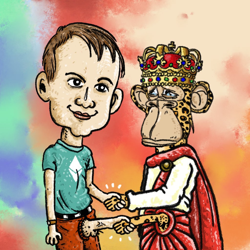 TheMerge5875NFT's tweet photo. GM, it's H-5 to the merge! HODL to your merge NFTs and support King @VitalikButerin, and you will be well rewarded! Together we will recruit more supporters for the merge!

#DiamondHands #ETHMerge #NFTCommunity #VitalikButerin https://t.co/R9XEwjfOqz