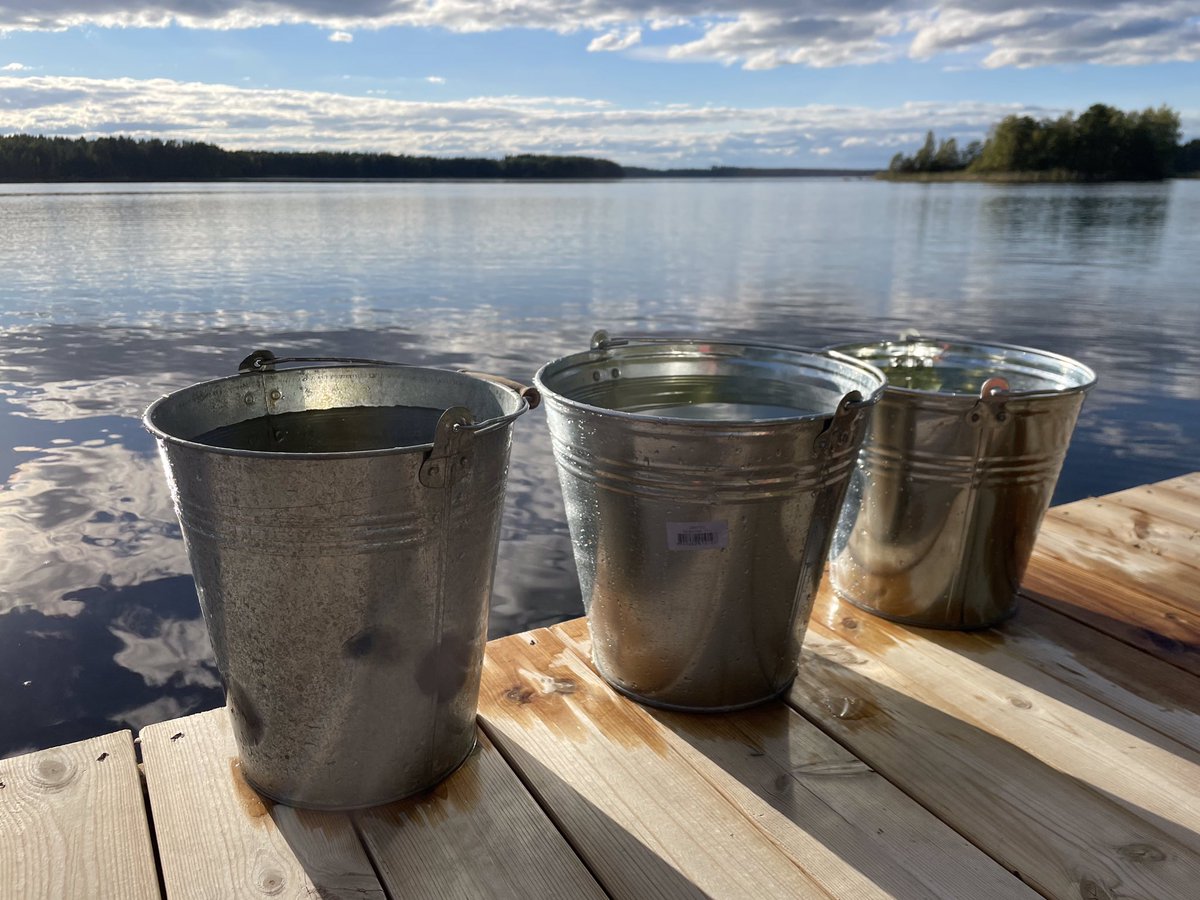 Uiminen virkistää, 14 astetta. #sysmä