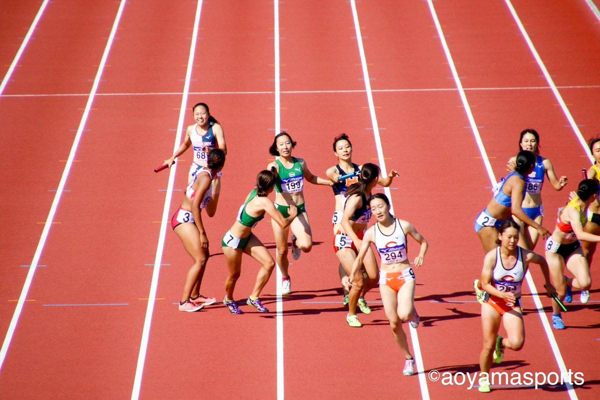 陸上競技] 第91回日本インカレ 女子4×400mリレー 決勝 5着 3:40.27