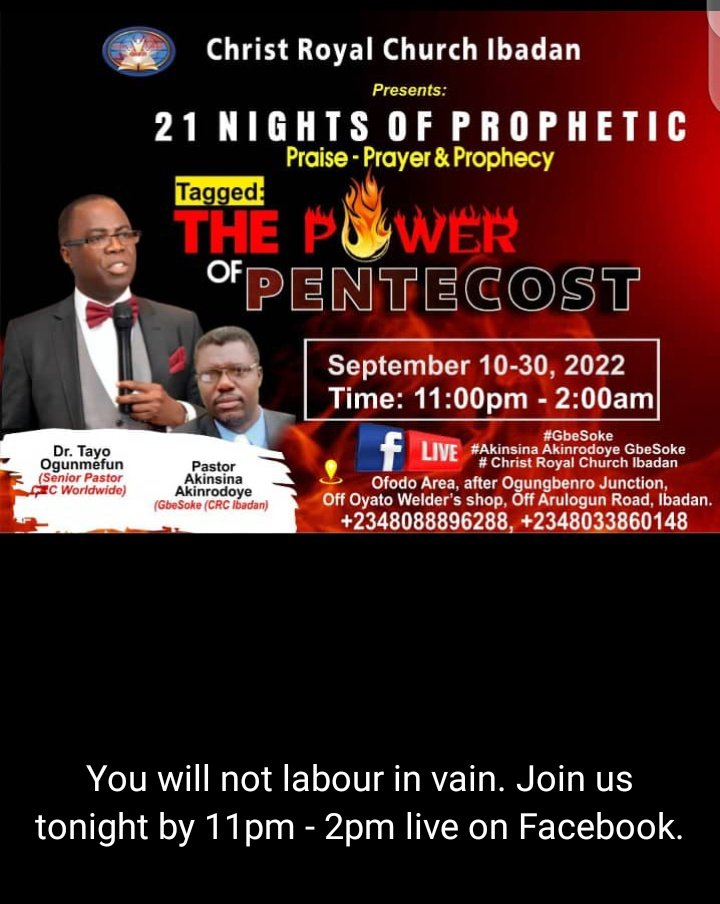 elijahtocome's tweet photo. https://t.co/zGH4vVFvhi
Power gives a man access to his heart desire. May God gives you the needed Power to excel in life.
GbeSoke Jesus Always! https://t.co/abvPqBxnLy