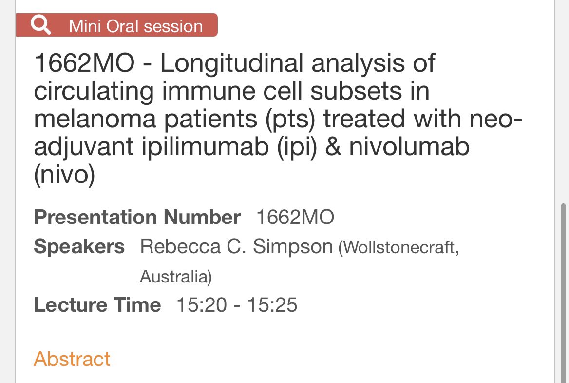 Rebecca Simpson (@_rcsimpson) on Twitter photo Very excited to be presenting at #ESMO2022 in Paris this afternoon ! <a href="/MelanomaAus/">Melanoma Institute Australia</a> Very excited to be presenting at #ESMO2022 in Paris this afternoon ! <a href="/MelanomaAus/">Melanoma Institute Australia</a>