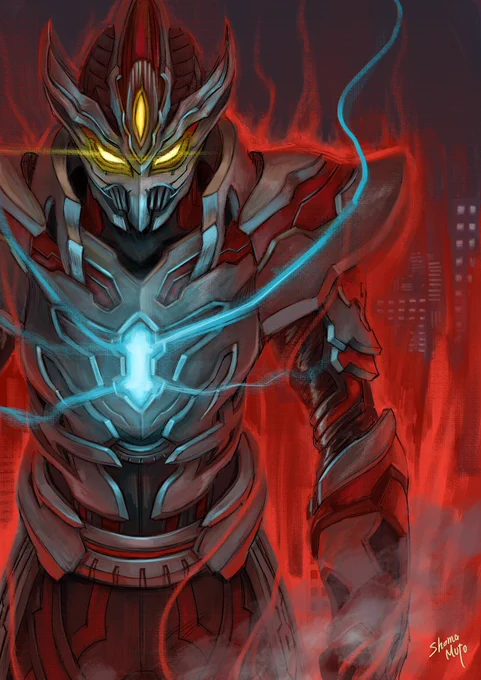 「全ウルトラマン大投票」怪獣部門トリガーダーク43位!カルミラ46位!ダーゴン71位!数多の宇宙人/怪獣たちの中でのランクインは本当に光栄な事です。ウルトラヒーロー部門では我らが座長トリガー20位とのこと!おめでとうございます!!#全ウルトラマン大投票 #全ウルトラ大投票 