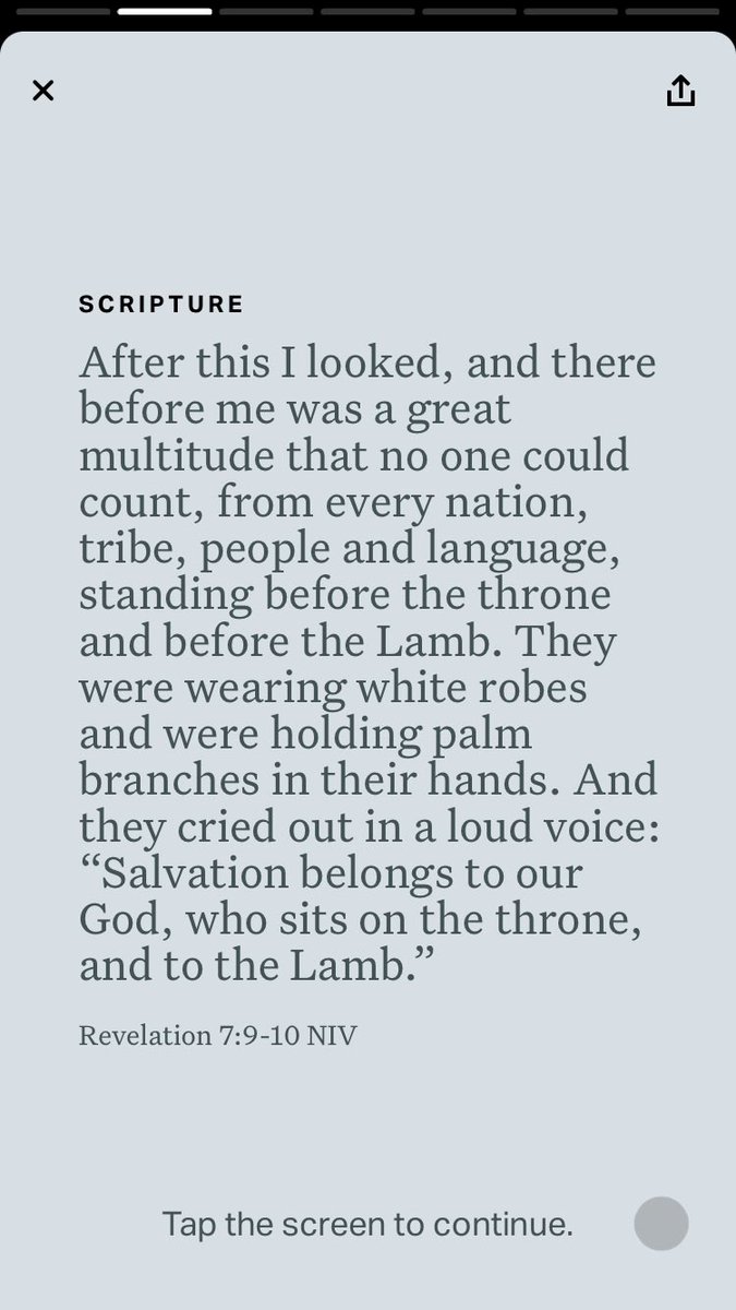 One day the scene in this passage will be fully realized. Jesus, the Lamb of God slain for the sins of the entire world, and His Father love you. God’s salvation is the only thing that can bring us together in unity. Turn to Him. He’ll meet you right where you are. #Forgiveness
