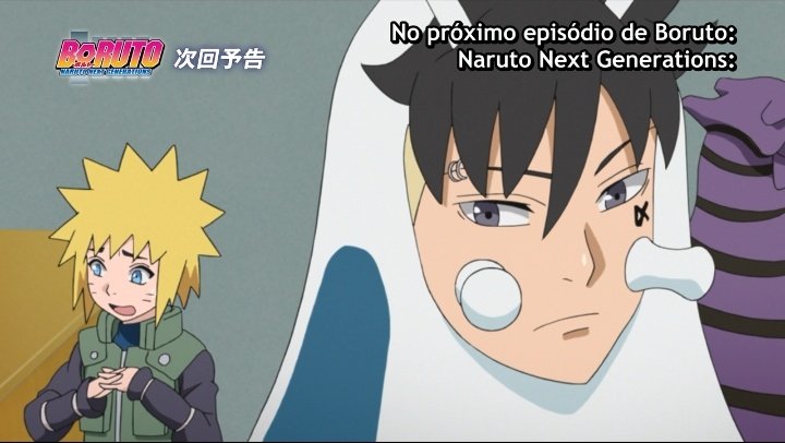 Última Capítulo de Boruto: A volta do Deus Voador de Minato