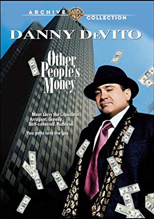 23. Con el dinero de los demás (1991)

Larry Garfield (Danny DeVito) es un hombre sin escrúpulos que ama el dinero sobre todas las cosas. En Wall Street es conocido como “Larry el liquidador” por su habilidad para apoderarse de las empresas de los demás.

Nota: 6,5
