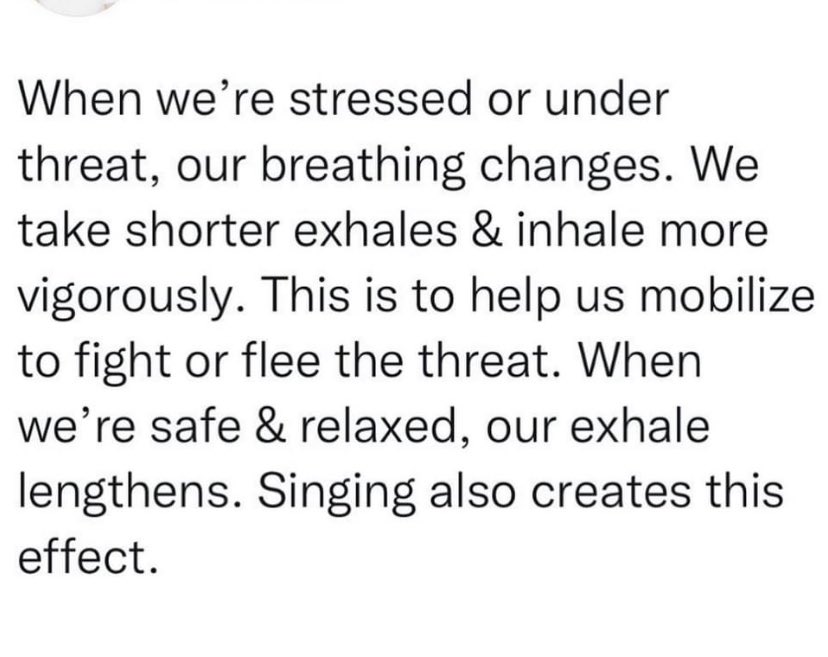 louisekelly13's tweet photo. Resilient rhythms uses singing as an integral part of their programme. #resilientrhythms #manageanxiety #youngpeople #benefitsofsinging #vagaltoning #vagusnerve #selfregulation #musictherapists https://t.co/NCopz74YAi