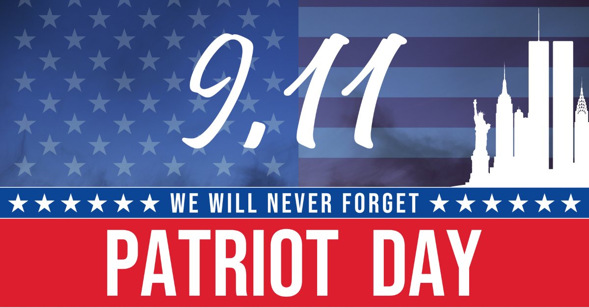 AmericasCarMart's tweet photo. Today, we remember those who died and the first responders who risked their own lives to save others. Let’s reflect on what our great country is all about, and how we can work together to make the world a better place. #Honor911 #PatriotDay #neverforget #americascarmart https://t.co/kaY8ufinQd