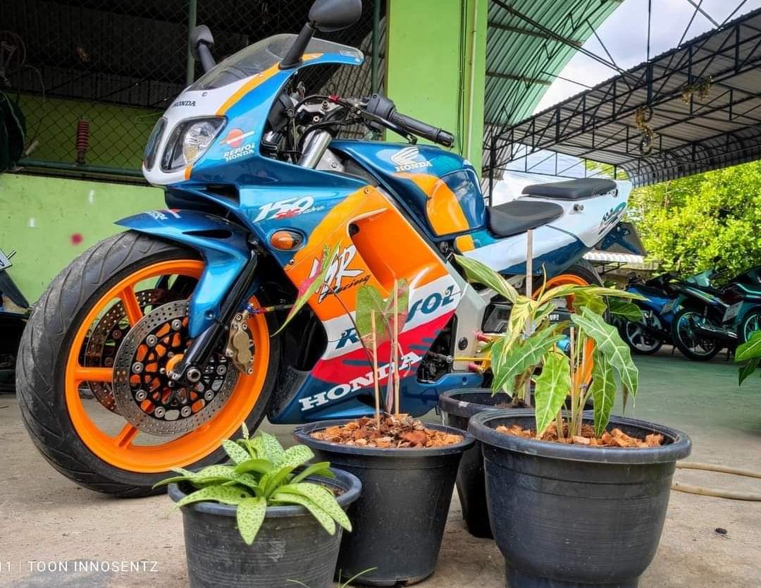 Toon_Sama's tweet photo. Nsr 150 sp for sale
60,000 bth.
1,650 usd.
240,000 jpy
*not include shipping
Stock engine waruntee
Good performance
Rc vavle system normally work
All suppension normally work not leak
- another details in comment. https://t.co/8Hhbr86Gaf