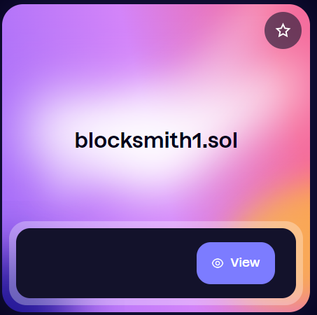 shadowwchaserr's tweet photo. @blocksmith @bonfida #SOL #SOLdomain #blocksmithlabs https://t.co/J6peNhP0g5