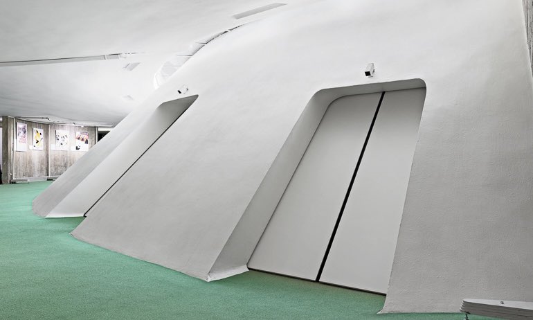 styleandthought's tweet image. the french communist party headquarters in paris designed by brazilian architect oscar niemeyer