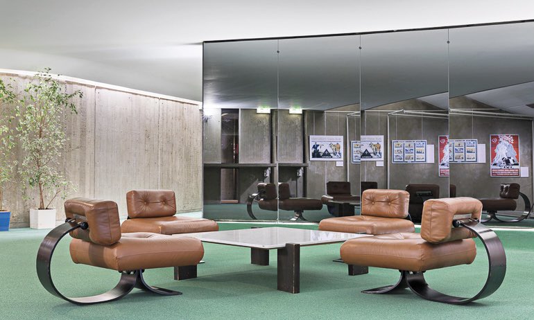 styleandthought's tweet image. the french communist party headquarters in paris designed by brazilian architect oscar niemeyer