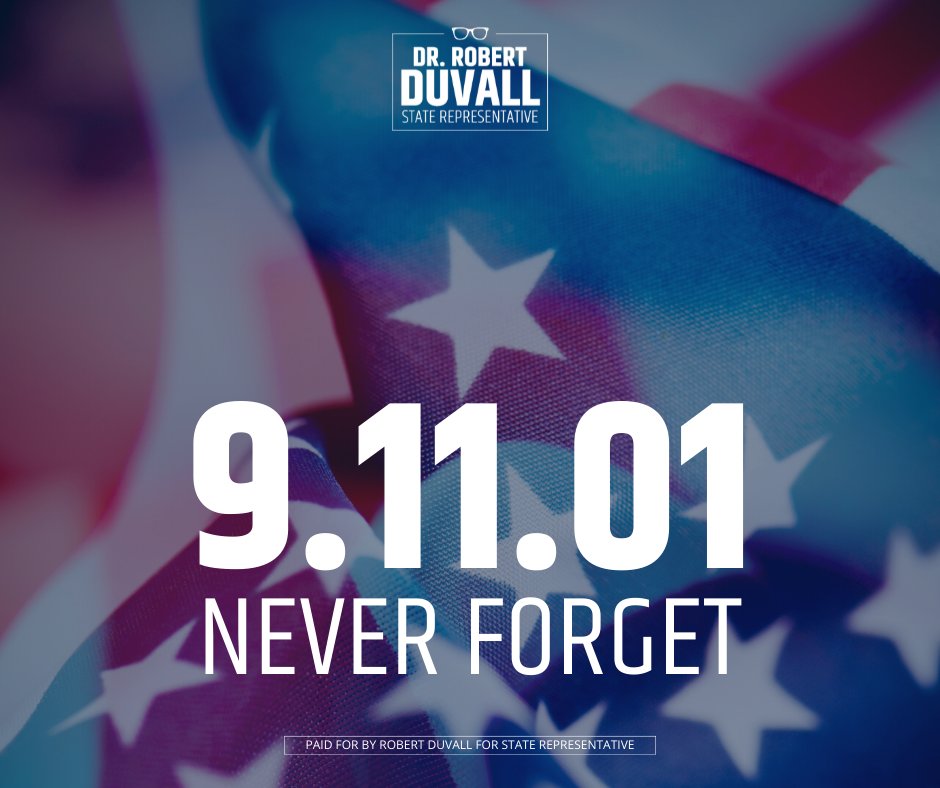 Today, we remember the pain of that morning 21 years ago, but also the patriotism that has filled the heart of every American each day since. #NeverForget