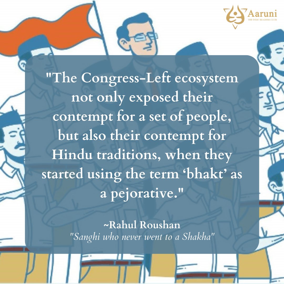 AaruniClub's tweet photo. We are reading "SANGHI WHO NEVER WENT TO A SHAKHA" by Rahul Roushan.

Join @AaruniClub to read with us: https://t.co/7oWUhOaoPH
@SanghiTheBook
@rahulroushan
#rahulroushan #sanghi #shakha #hindu #bhakt #narrative #ecosystem #reading #indicbooks #BookTwitter https://t.co/WXs9OyKBQA