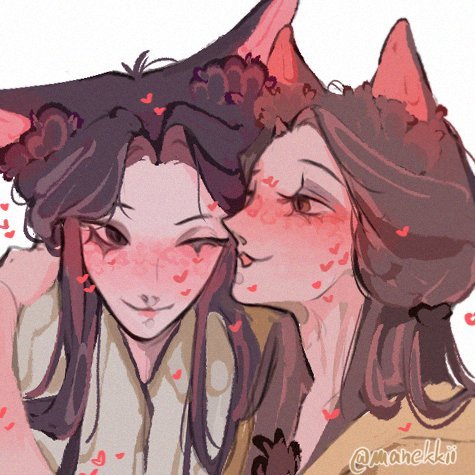 manekkii's tweet photo. They are catboys 😳 silly pingxiu for @kwPtX   #priest太岁 https://t.co/qkkM1YDq9O