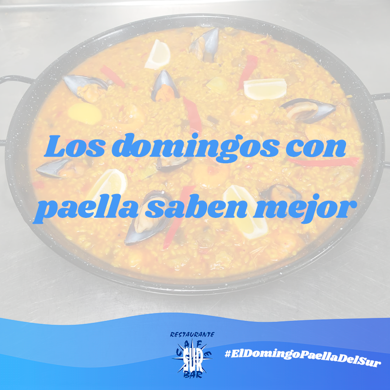 BarSurAvila's tweet photo. Los domingos con paella saben mejor😉 ¿Te vas a quedar sin la tuya?🥘 #ElDomingoPaellaDelSur https://t.co/nyezJpg7ub