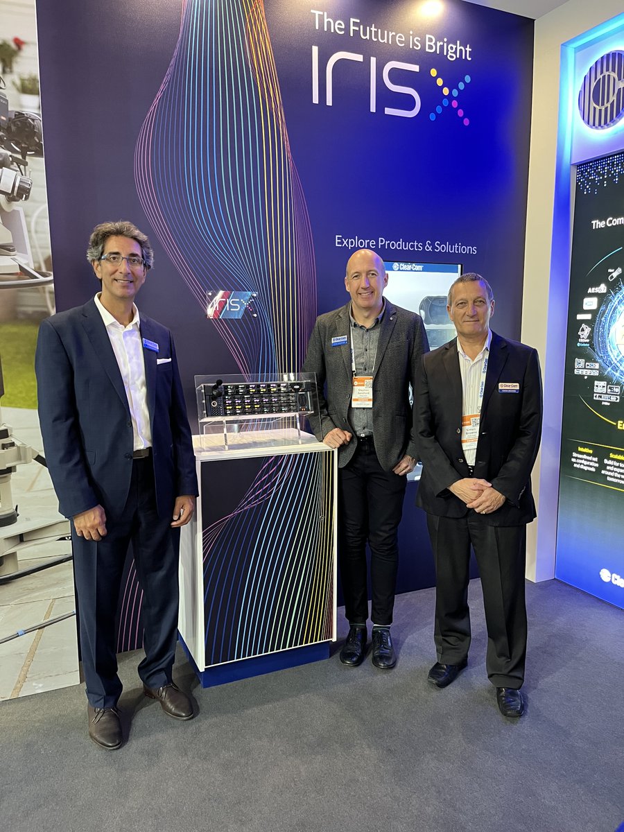 clearcomsystem's tweet photo. Day 3 of #IBC2022 – Come by our Stand 10 D.29 to see what all the #buzz is about!! All your #broadcastproduction needs are covered with our industry leading products! #Arcadia #EHX #IrisX #FreeSpeak #IP #IBC https://t.co/6osg1HEAD0