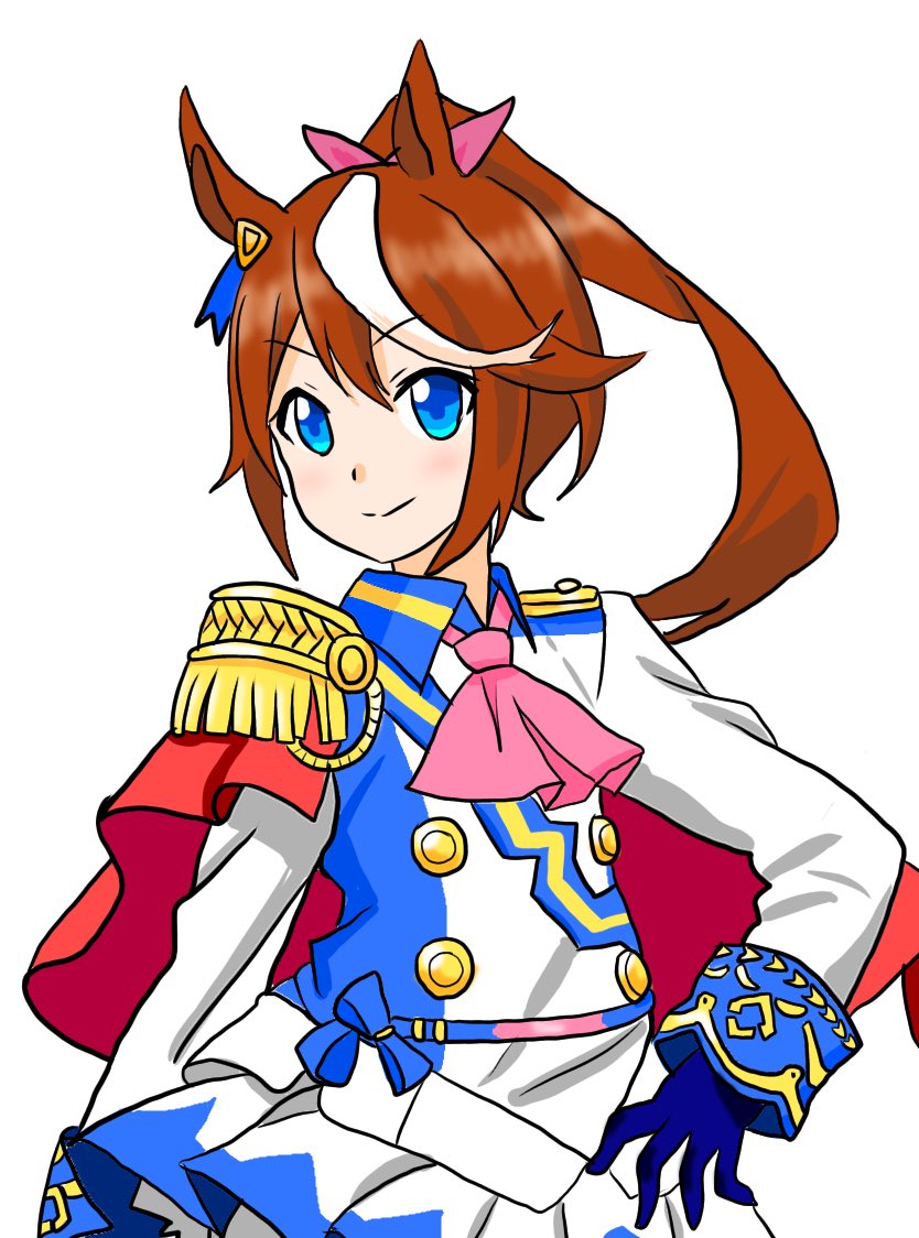 トウカイテイオー(ウマ娘) 「テイオーの立ち絵描き直した#ウマ娘