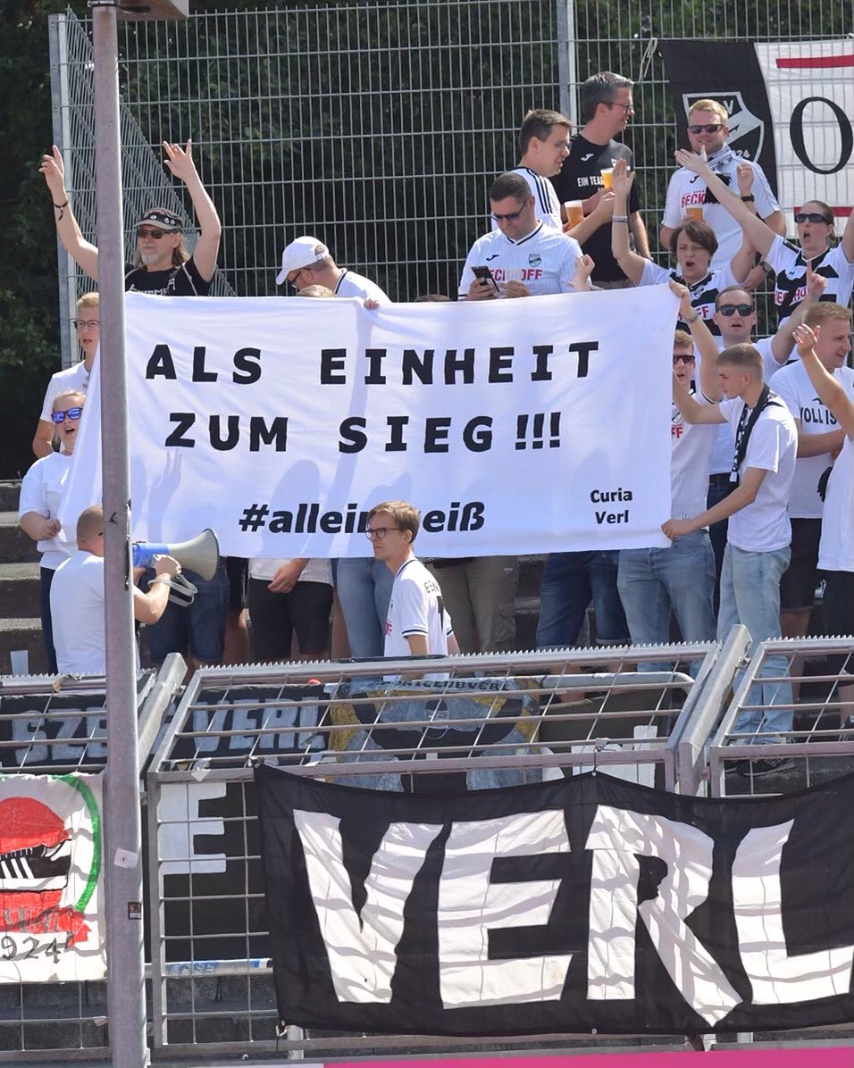 SCVerl's tweet photo. Gemeinsam mit euch zu den nächsten Punkten in Liga Drei. Zum Abschluss des achten Spieltags empfangen wir den @svmeppen1912.

Die Matchfacts zur Partie: 👉 https://t.co/QhVH4mWVX0

#scverl #SCVSVM #3liga #zeigtsuns #fu3ball https://t.co/EpJKJFtHs7