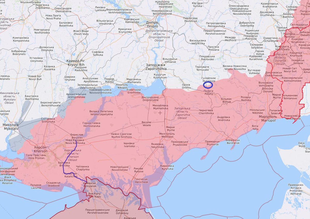 nowakmichal11's tweet image. Nowy kierunek ukraińskiego natarcia? Odzyskano wieś Dorozhnianka na południe od Zaporoża.

Mamy od dziś blokadę informacyjną nałożoną przez Kijów na dziennikarzy i żołnierzy więc dziś liczba aktualizacji będzie mocno ograniczona.