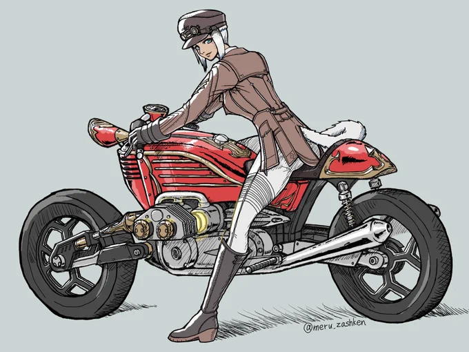 改めて見るといじりすぎて原型留めてないよねおまけ・バイク単体・ガーロンドォ…カラー 