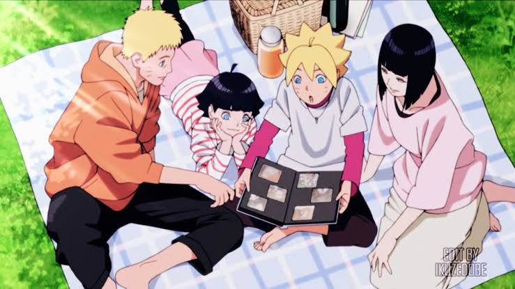 NDC on X: Uzumaki Family Picnic #naruto #boruto #hinata #himawari #kawaki  #art #narutoart #borutoart  / X