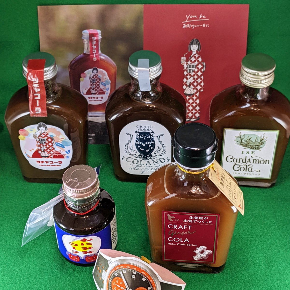 iida_synchrony's tweet photo. #クラフトコーラヴィレッジ in 池袋東武百貨店で各種購入🥰
商品開発の背景など興味深いお話もきけました
#おにみみコーラ
#クラフトジンジャーコーラ
#ツチヤコーラ
#COLAND
#イセカルダモン
#クラフトコーラ https://t.co/lCXuSkMJ56