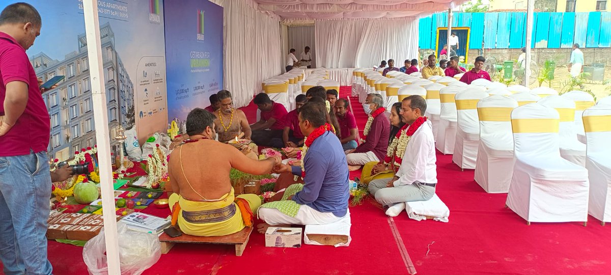 urbando2016's tweet photo. We are excited to announce the Bhoomi Pooja of our flagship project in Anna Nagar West Extn.
#Urbando #urbanism #betterlife #happyliving #bhoomipooja #newbeginings #annanagar #flagsipproject https://t.co/13R5HZm5Cj