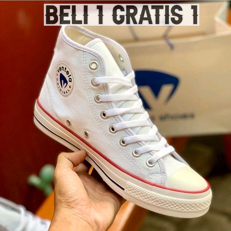 SERBAMURAH__'s tweet photo. Promo!Ventela Original 70s Ethnic White High  100%  Oiginal Local Brand Beli 1 Gratis 1 dengan harga Rp67.200 https://t.co/KhLv5uZt3v
#promo #sepatumurah #sepatukeren #sepatu https://t.co/zVFITFkOSn