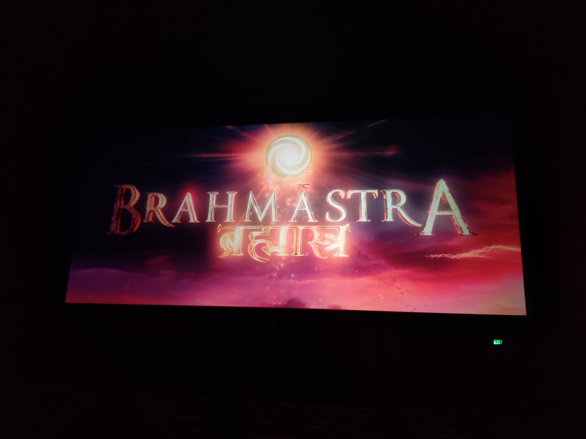 The movie is worth watching and sure shot a best comeback for bollywood...
Neglecting it's dialogues and stretched love story...
#Bramhashtra is a Win..
VFX is something else 💯
Enjoyed alot . 
#Bramhastrareview