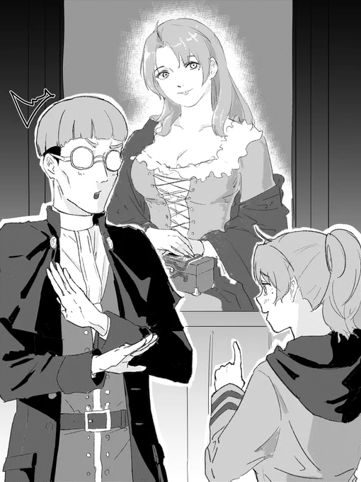 「この私の肖像画、ちょっと美化しすぎじゃない?😏」 