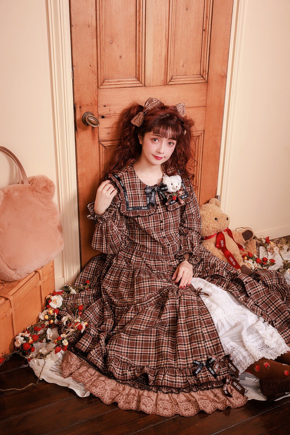 PINK HOUSE - ピンクハウス 青木美沙子さんコラボワンピースの PINK HOUSE - ピンクハウス 青木美沙子さんコラボワンピースの