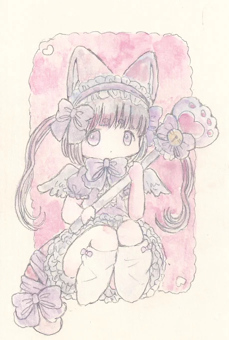 魔法少女。#イラスト #illustraion #art #絵柄が好みって人にフォローされたい #イラスト好きさんとつながりたい 