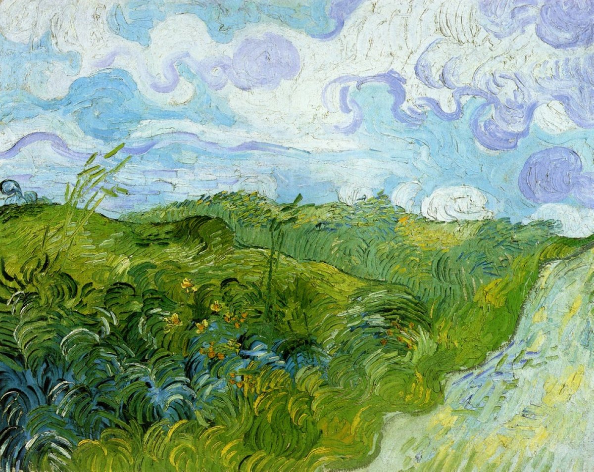 vangoghartist's tweet photo. Green Wheat Fields, 1890 #vangogh #postimpressionism https://t.co/w0GCFBC9Yo https://t.co/P97hKMxxiX