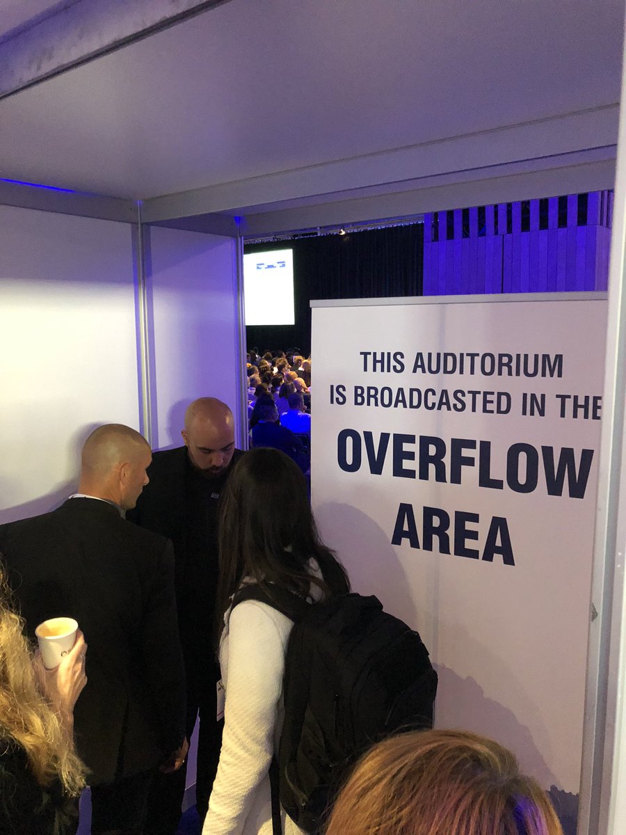 dplanchard's tweet photo. Advanced lung session overflow even in the overflow area … need larger room !#ESMO22 @myESMO https://t.co/5YGpGVyVtl