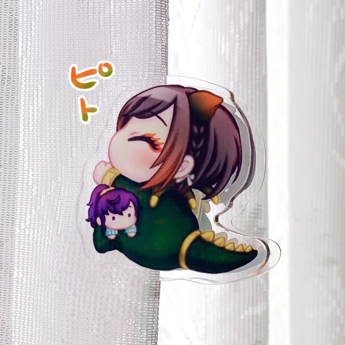 【受注9/27まで】くっつき絵名サラマンダーアクリルクリップ
https://t.co/svOab5gq6K

そんなにいかないとは思いますが、一応今回の受注は100個までになります(発送対応上)。
欲しい方はポチッとよろしくお願いします😌 