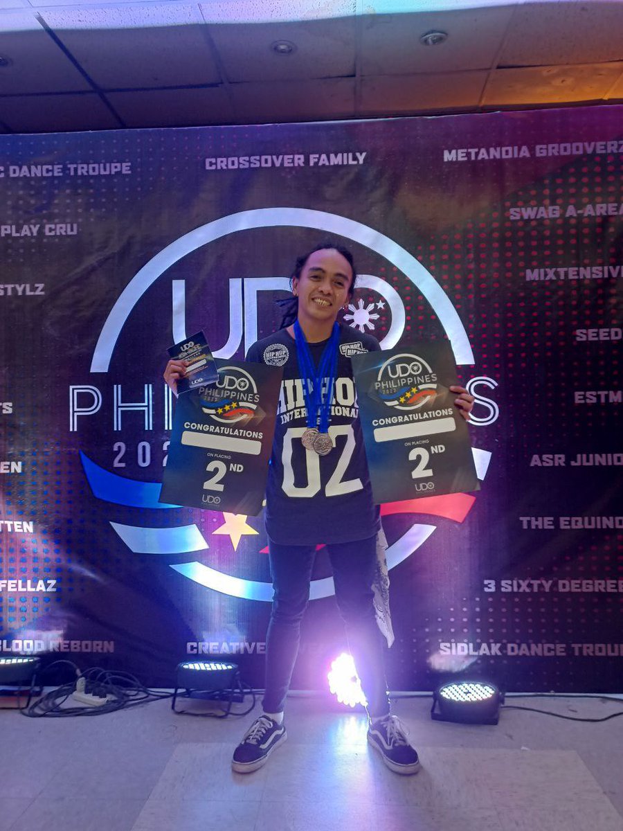 DsquaredCom's tweet image. And that’s a wrap for our UDO journey 2022 🔥🇵🇭

The hype is still high from last night’s UDO Philippines Championships. We bagged 9th place for ultimate advance second prelims.
Our very own John Niel Ligtas bagged:
Silver 🥈 for Locking and;
Silver 🥈for Open Style.