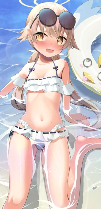 「あはは……ころんじゃいました……」#ブルアカ#ブルーアーカイブ 