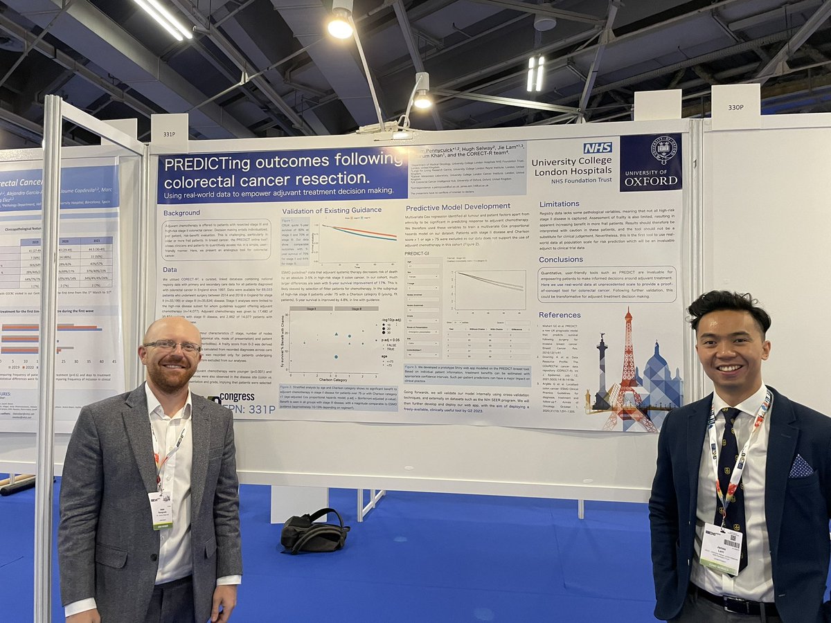 Friends at #ESMO22 do come and see our ridiculously oversized poster 12-1 today. See how real world data can make adjuvant chemo better