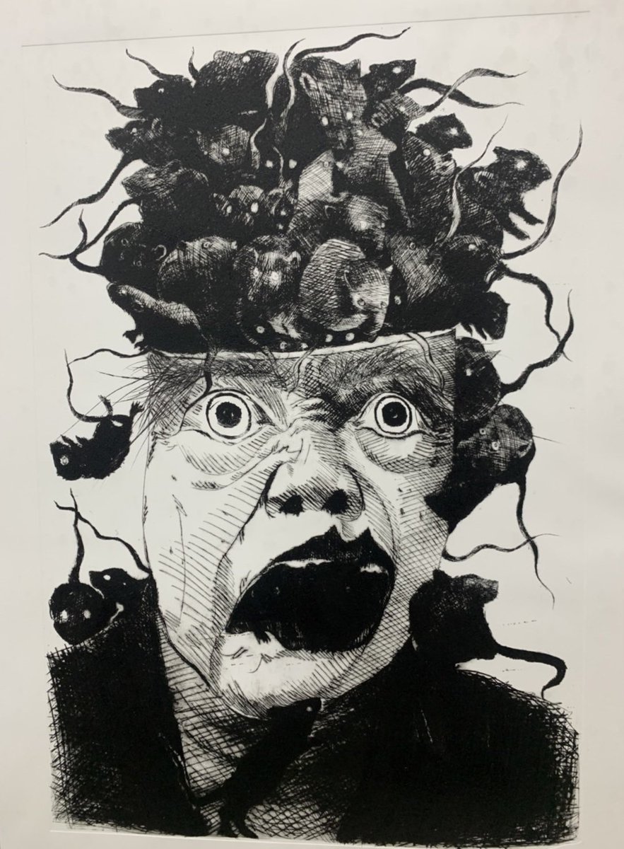 PongdejC's tweet photo. “Untitled “Printmaking 80x100 cm.2022 https://t.co/y3JaXPlGCH