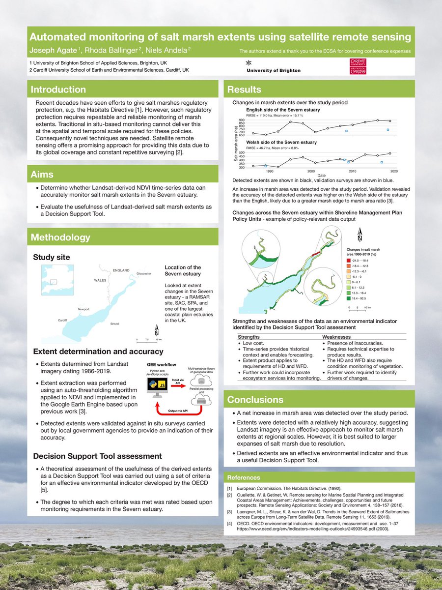 AgateJoseph's tweet photo. Was great presenting a poster at #ecsa59 in San Sebastián last week. I met lots of interesting people that have given me lots of food for thought for my PhD!
Huge thanks to @ECSAssociation for support with funding.
@AquaticBrighton https://t.co/Vzeu7rYu6o