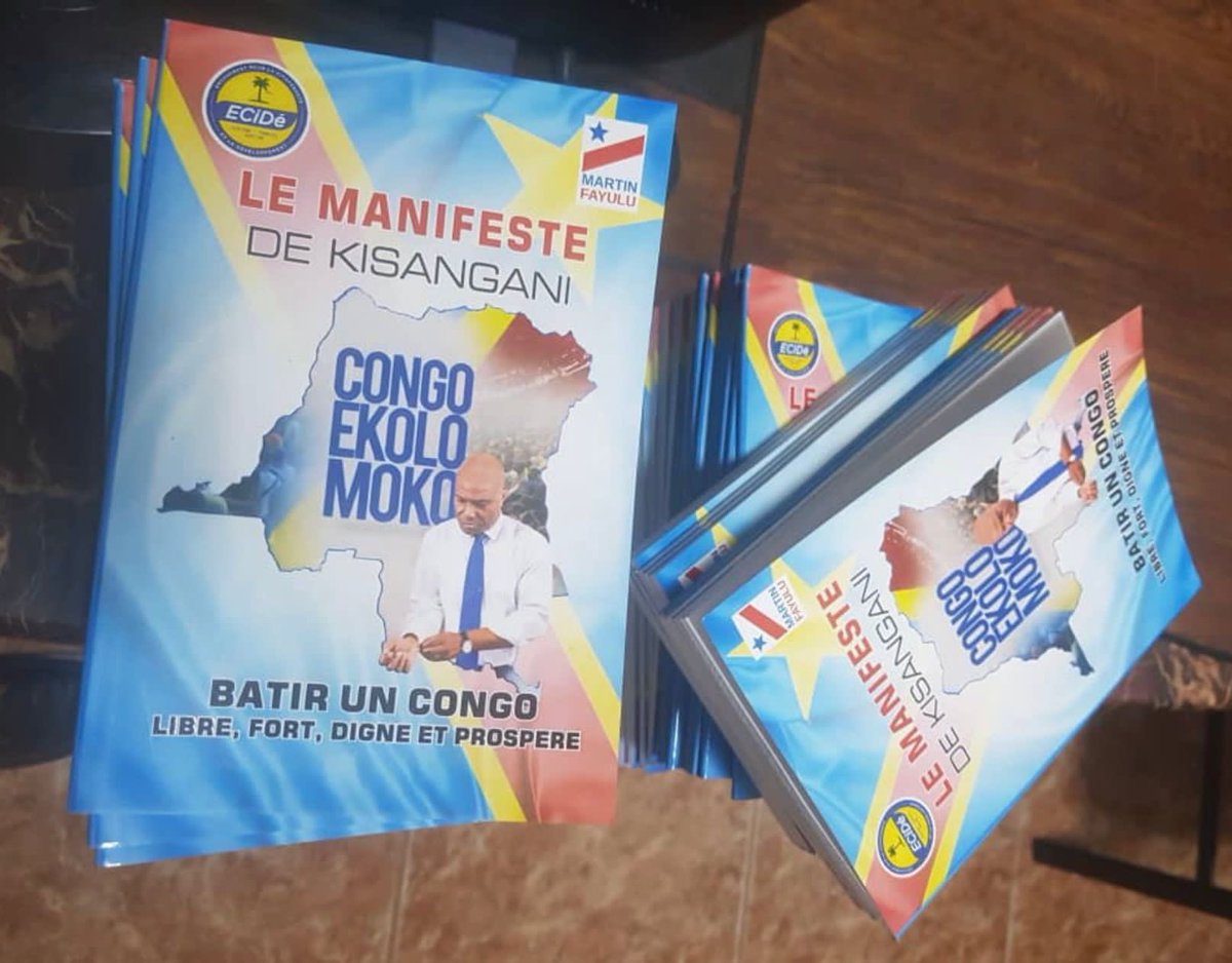 MartinFayulu's tweet photo. Le Manifeste de Kisangani, lancé le 10 septembre au Collège Boboto, résume la situation actuelle de la #RDC en 18 défis à relever pour matérialiser notre vision de bâtir un Congo libre, fort, digne et prospère. Oui, c’est possible ! Le devenir de notre pays est entre nos mains. https://t.co/XzlTdpeskl