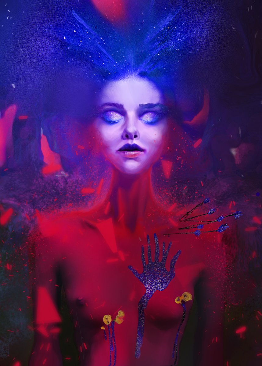 📢 NEW DROP ALERT 📢
Meet our  "Contact" ❤️‍🔥💎
Collab <a href="/IpekMorel/">Silky Way Art</a> ↔️ <a href="/seray_ai/">Seray//𝙶𝚕𝚒𝚝𝚌𝚑𝚢 𝙱𝚎𝚊𝚞𝚝𝚢</a> 
✋💫❤️
1/1 NFT
knownorigin.io/gallery/184360…
#KatoOGgo #FlagshipNFT