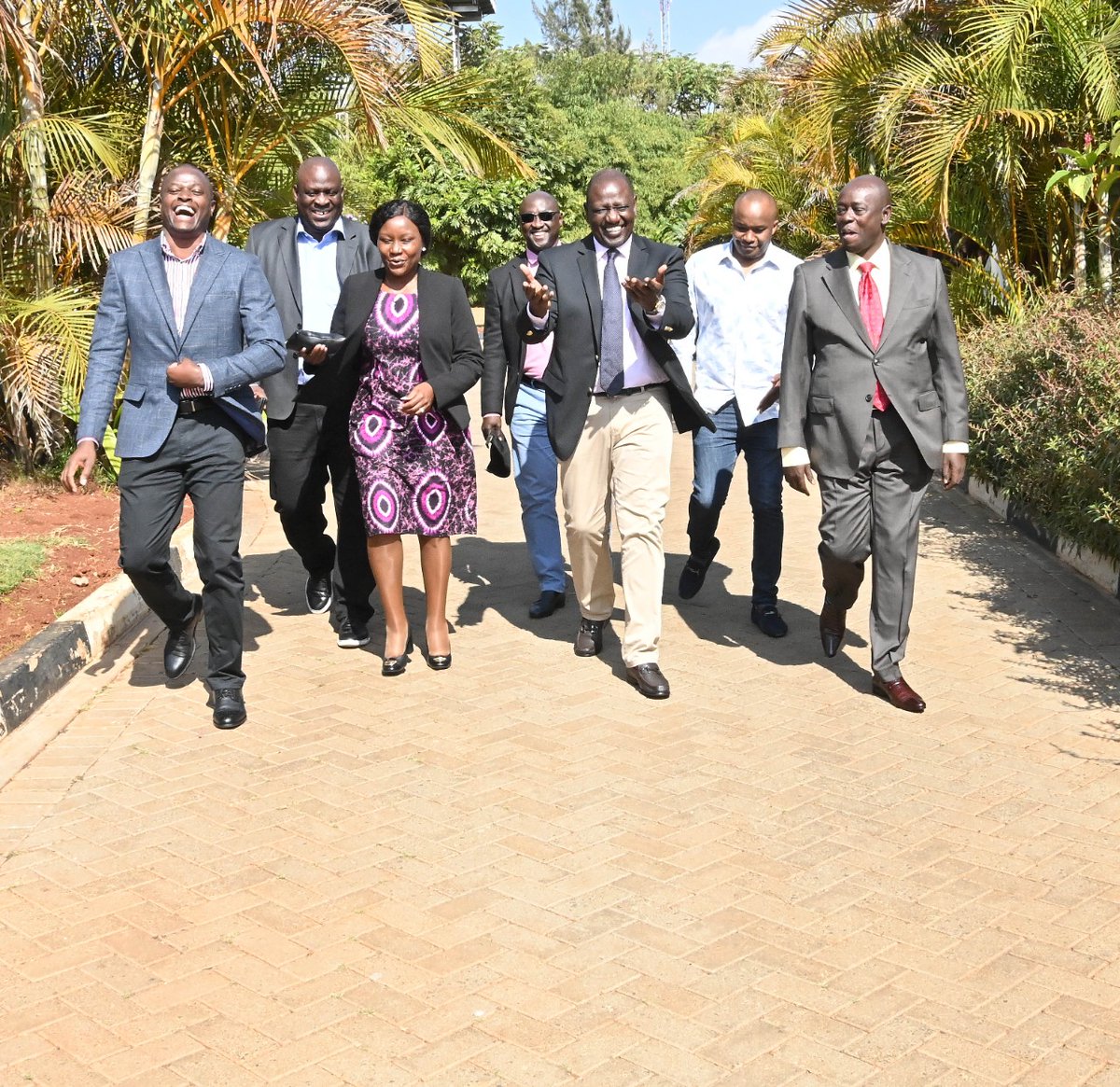 NdindiNyoro's tweet photo. This morning with the President H.E William Ruto, DP H.E Rigathi Gachagua and other leaders heading to Maua, Meru County for a thanksgiving service.

We are African and Africa is our Business.. https://t.co/VT3K1uwk40