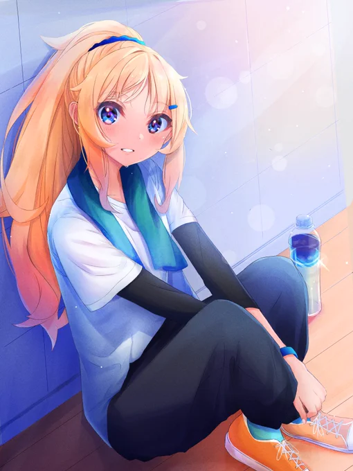 『超自撮り☆オレたちを美少女・美少年化!』イラコンに投稿してみました!自撮り写真を使うと細かなシワ等思いつきで描けない部分もしっかり描画出来るの最高だな!ってなった説得力が上がるので本当にオススメ! #パルミー超自撮りイラコン 