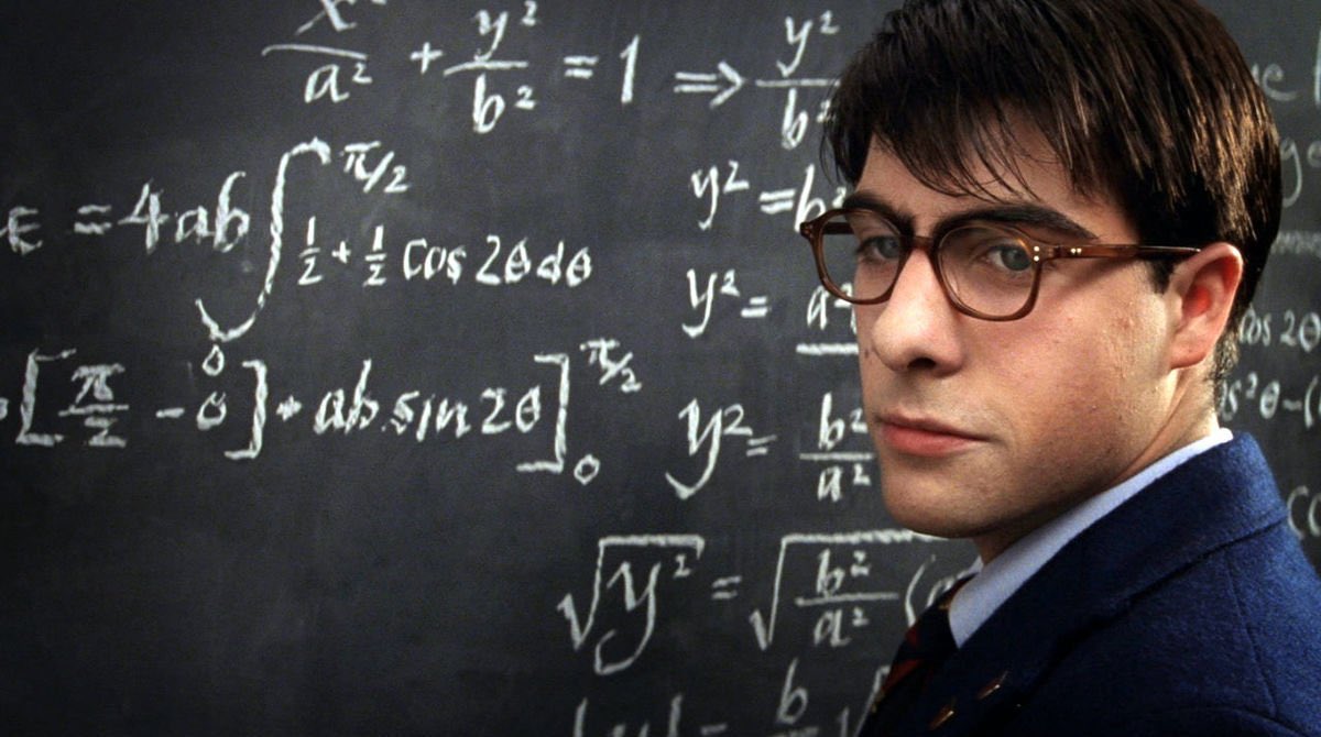 ExtremeFootbal4's tweet photo. @Gibboanxious #Rushmore cold opens with Mark Mothersbaugh's jaunty "Hardest Geometry Problem in the World". The only words we see are Touchstone Pictures Present An American Empirical Picture. Then we cut to our hero Max Fischer solving the Hardest Geometry Problem in the World. #OnlyADream https://t.co/z0aR24eurJ