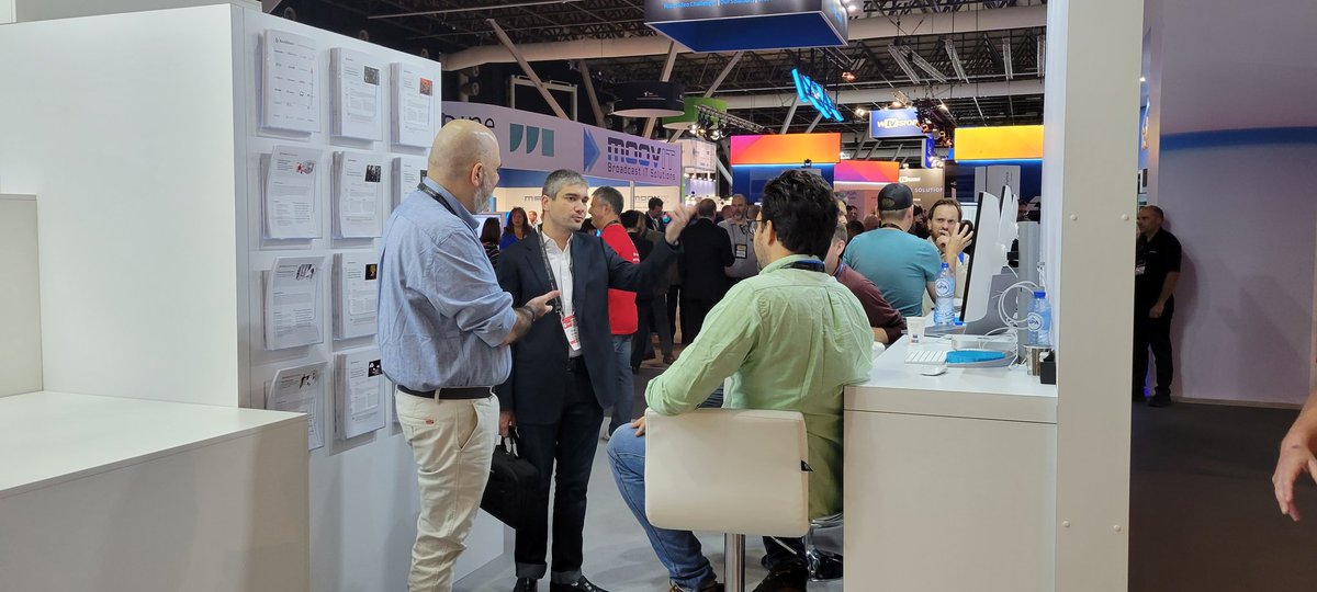 JENewman82's tweet photo. Day 3 at #IBC2022 is already blazing!! Stop on by the @backblaze booth to meet with our #Backblaze #mediaworkflow expert / celebrity Elton Carneiro and our partners @Lucid_Link and https://t.co/4d2wexJKAD. #BackblazeB2 #B2Reserve https://t.co/SZQxDc35Mx