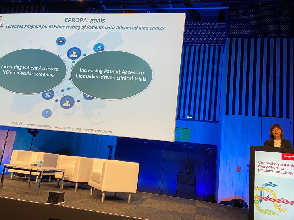 WalceOnlus2006's tweet photo. 🇬🇧EPROPA Project (promoted by WALCE) presented yesterday by Prof Silvia Novello (WALCE’s President) at #ESMO22 in #Paris.
🇮🇹È stato presentato ieri dalla Prof.ssa Silvia Novello al Congresso ESMO di Parigi, il progetto promosso da WALCE, EPROPA.
📲 https://t.co/9uALPthnJm https://t.co/C6WUOgCPyh