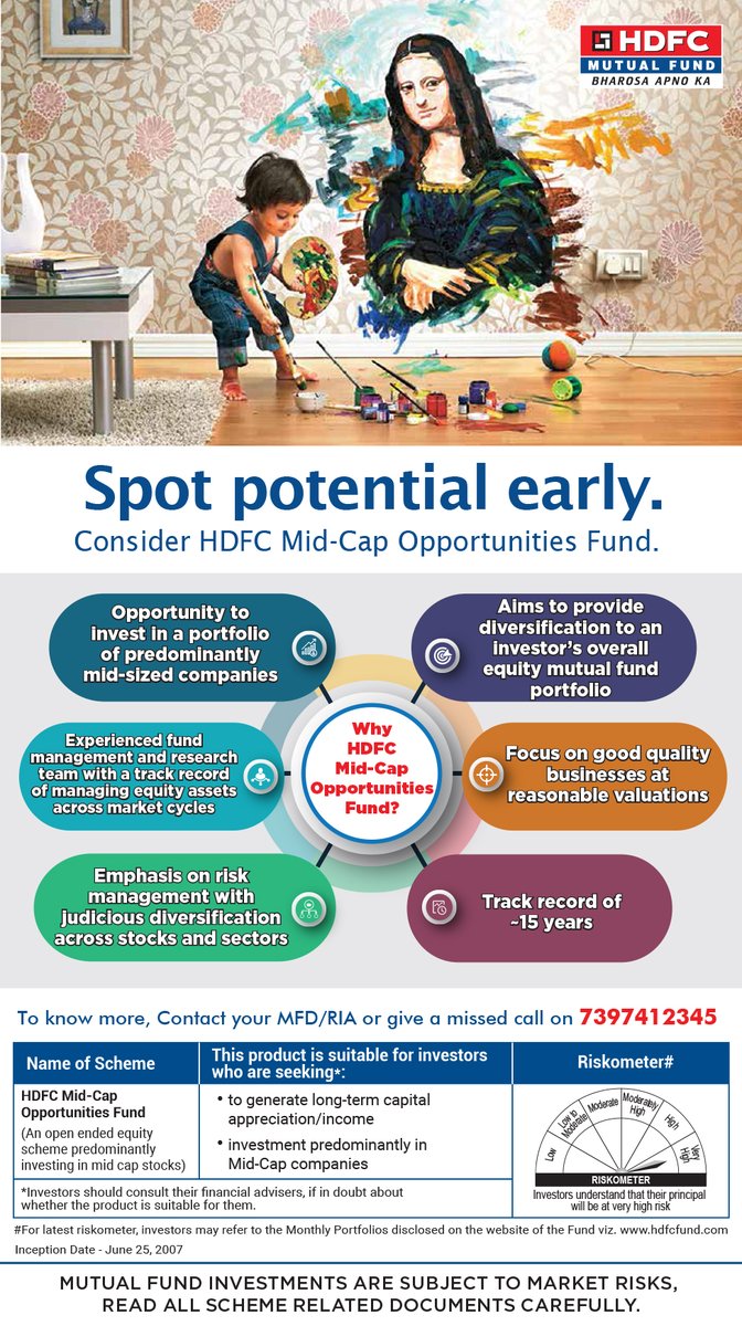 dsp3357's tweet image. Spot potential early. Consider HDFC Mid-Cap Opportunities Fund. web-link.co/4egcb